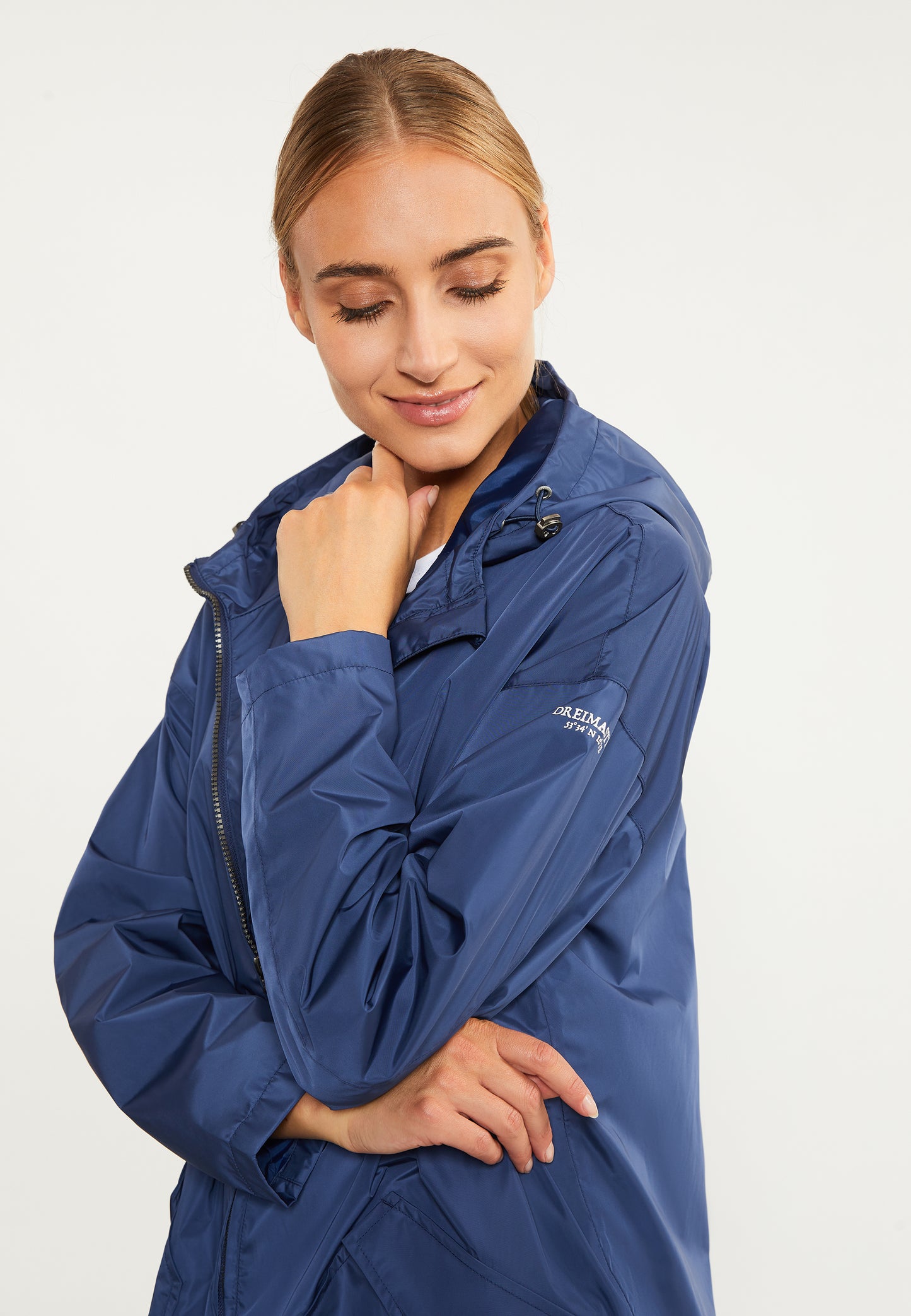 DreiMaster Maritim women's transitional coat recycled material