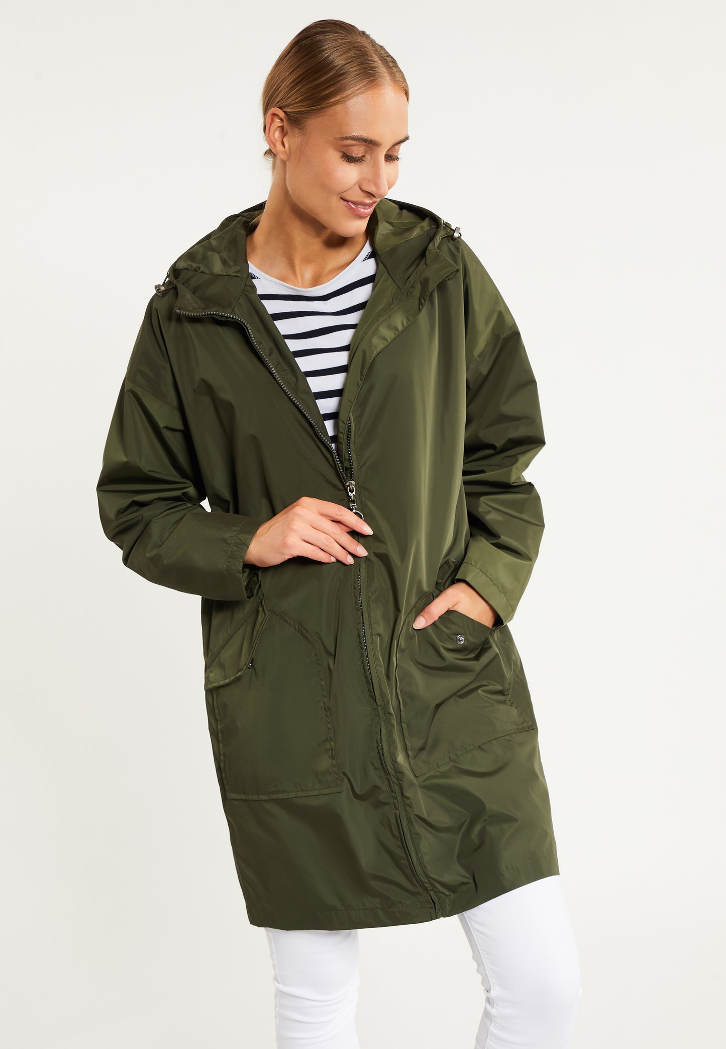 DreiMaster Maritim women's transitional coat recycled material