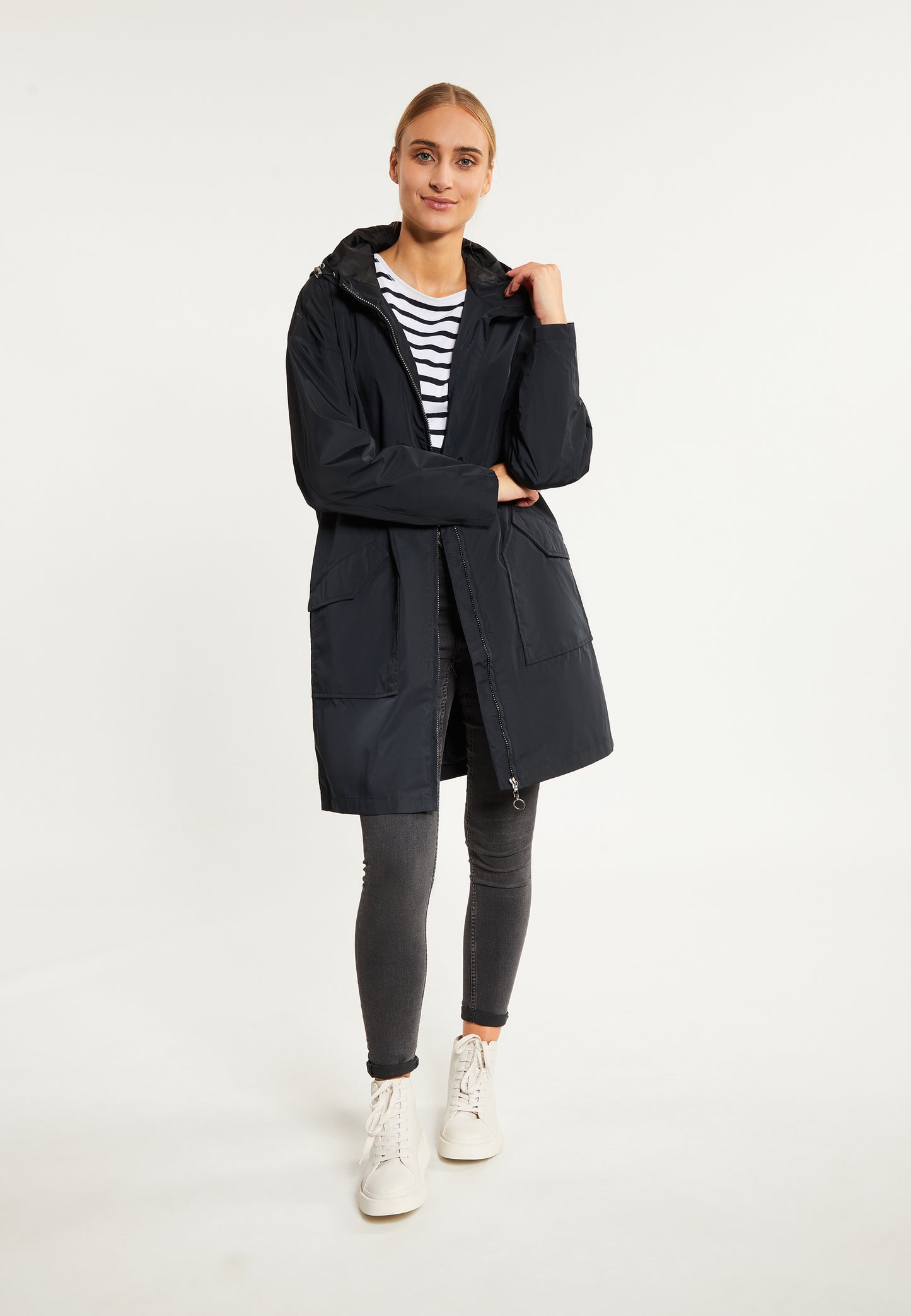 DreiMaster Maritim women's transitional coat recycled material