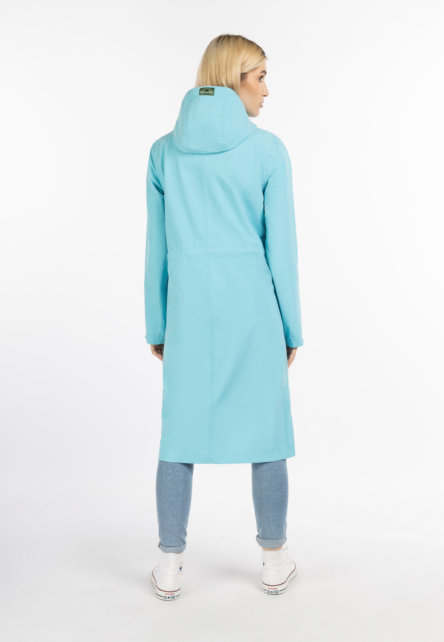 Schmuddelwedda women's rain coat recycled material