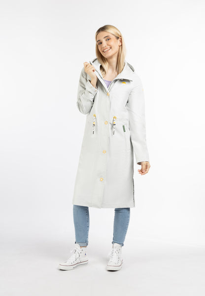 Schmuddelwedda women's rain coat recycled material