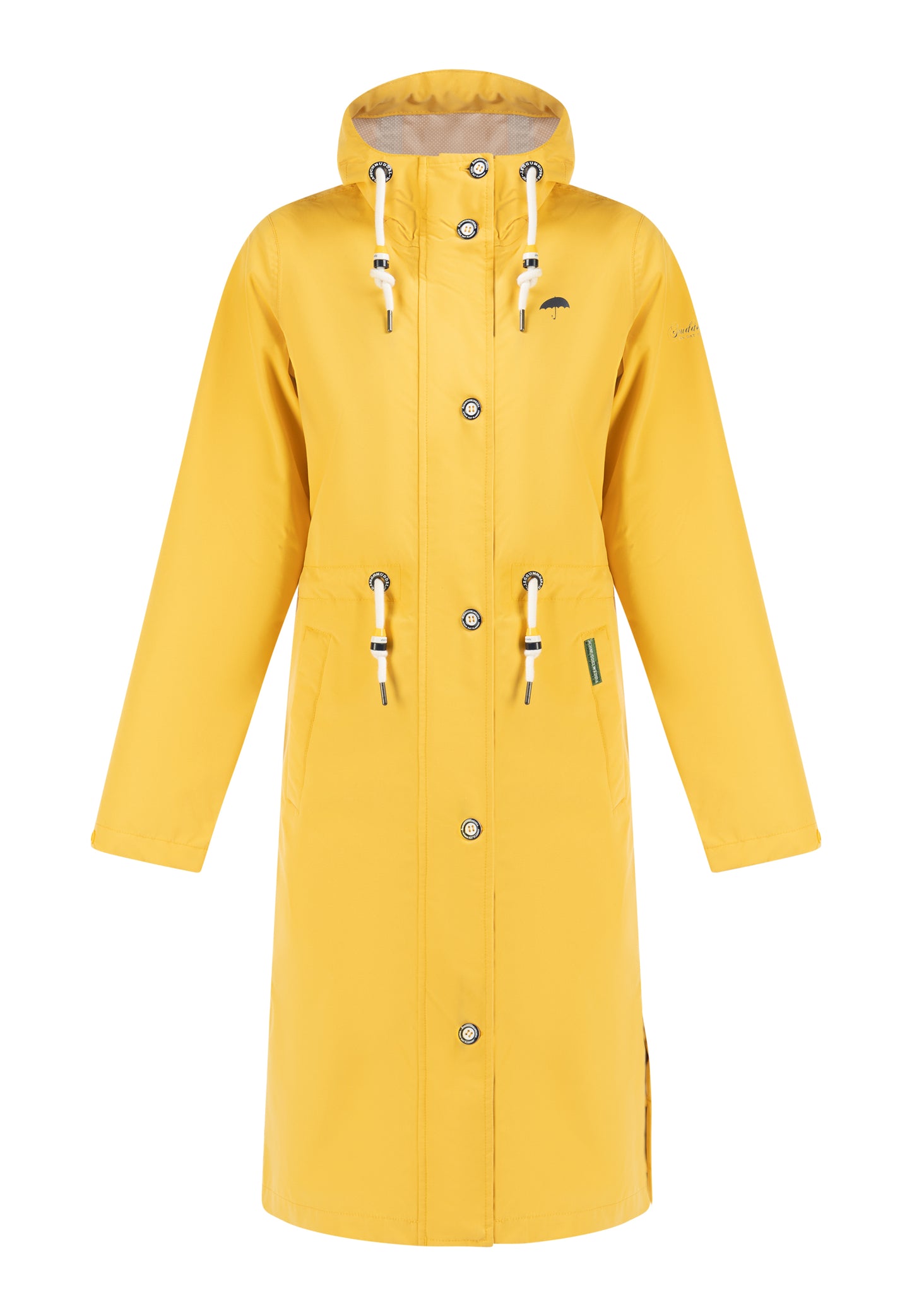 Schmuddelwedda women's rain coat recycled material