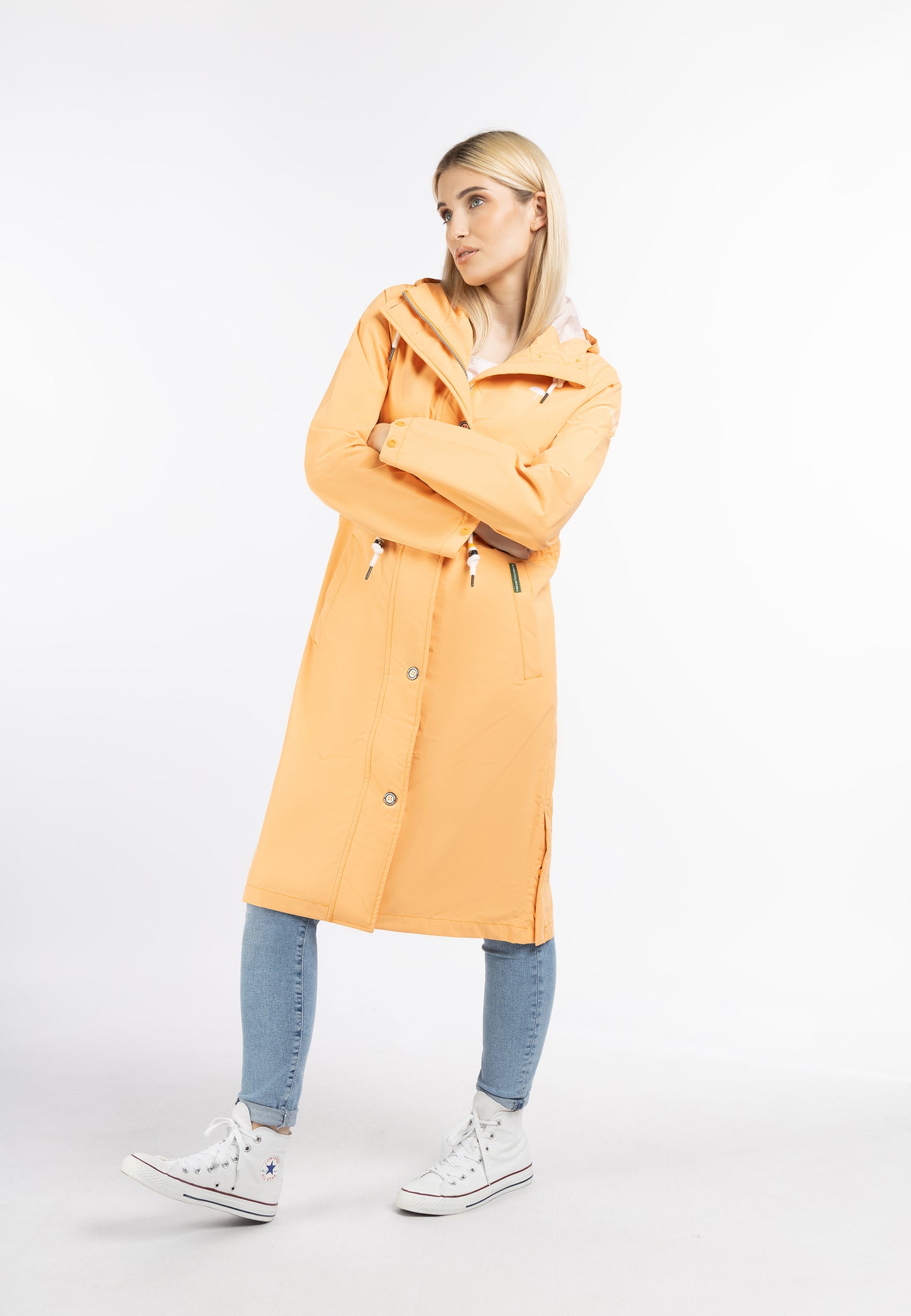 Schmuddelwedda women's rain coat recycled material