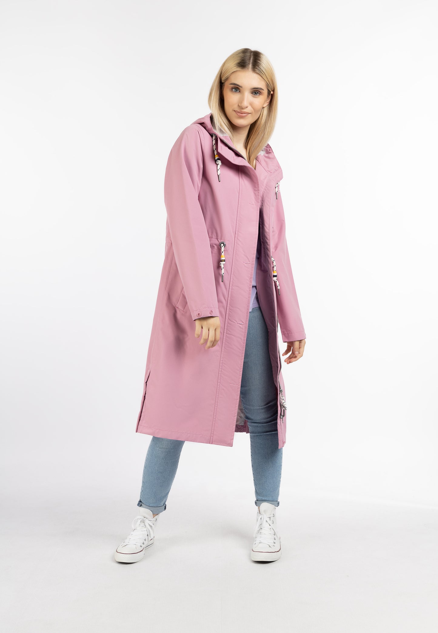 Schmuddelwedda women's rain coat recycled material