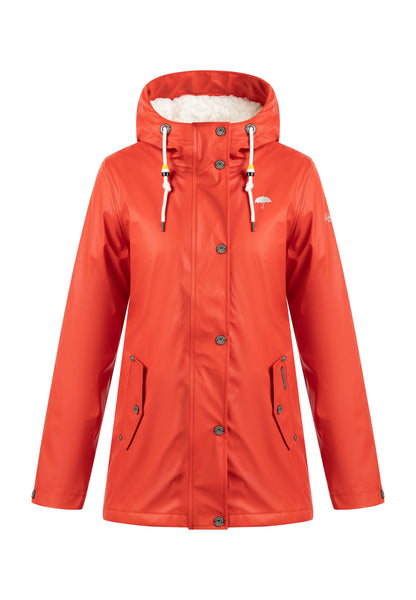 Schmuddelwedda women's rain jacket with teddy lining