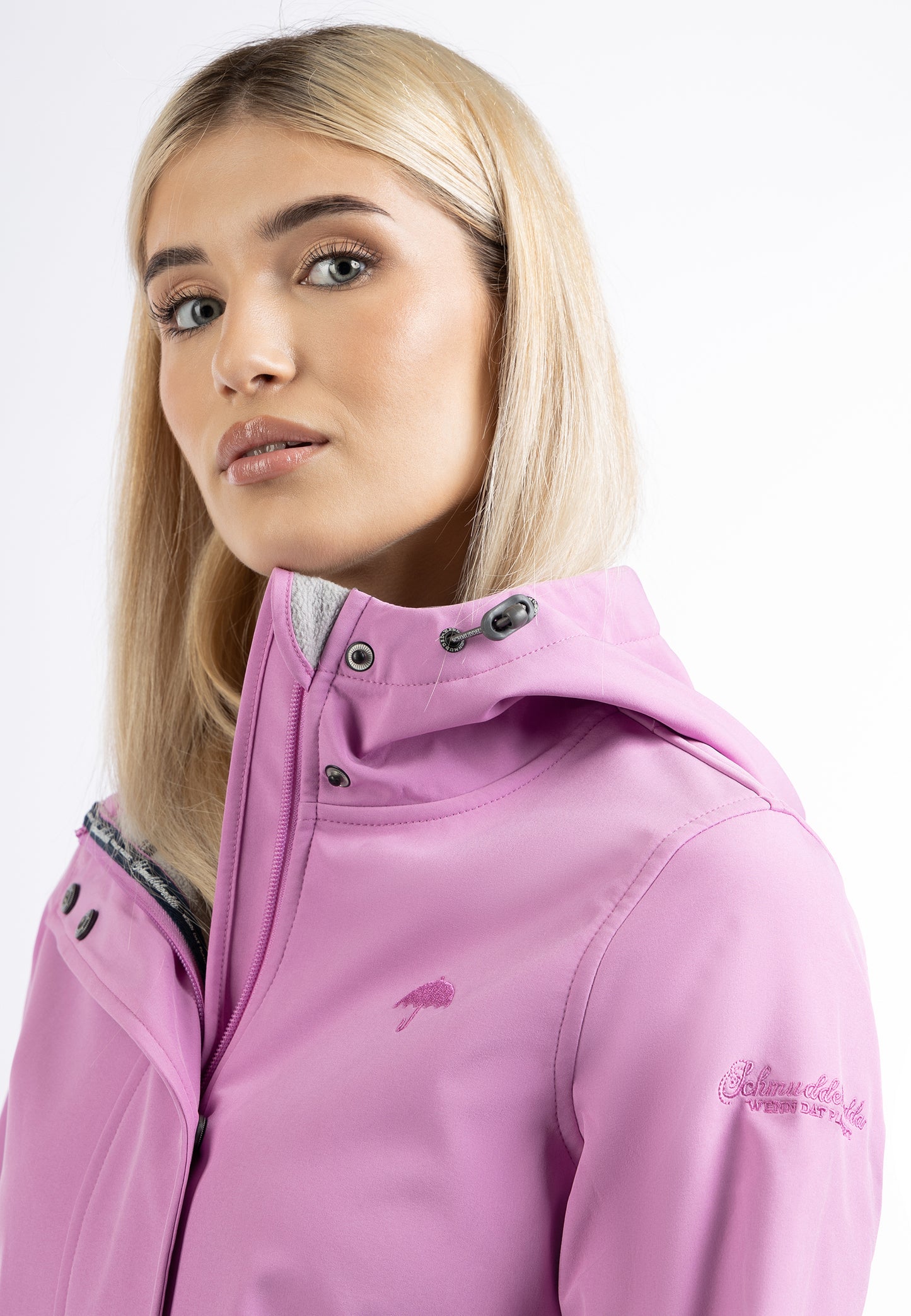 Schmuddelwedda women's short coat made of softshell