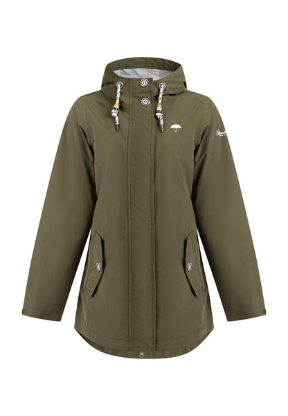 Schmuddelwedda women's rain jacket recycled material