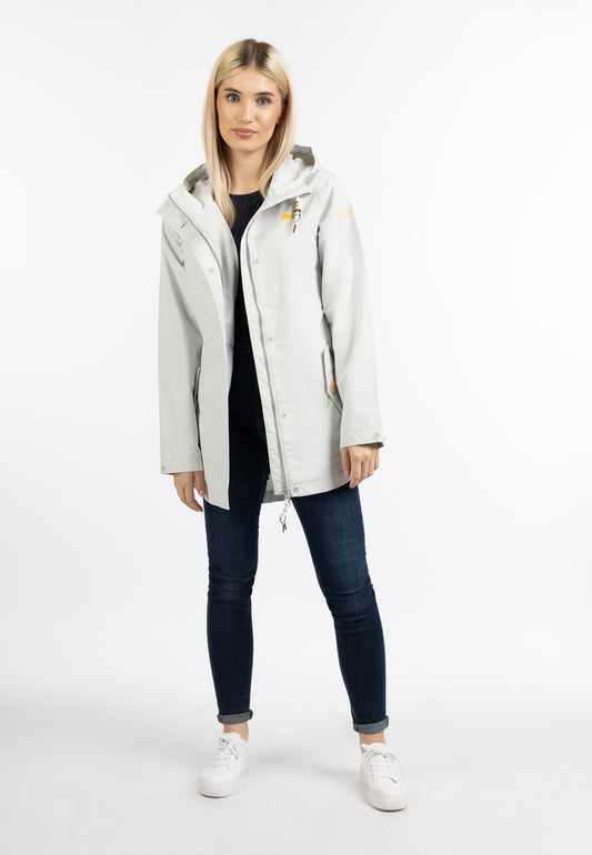 Schmuddelwedda women's rain jacket recycled material