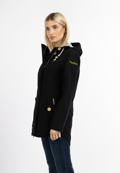 Schmuddelwedda women's rain jacket recycled material