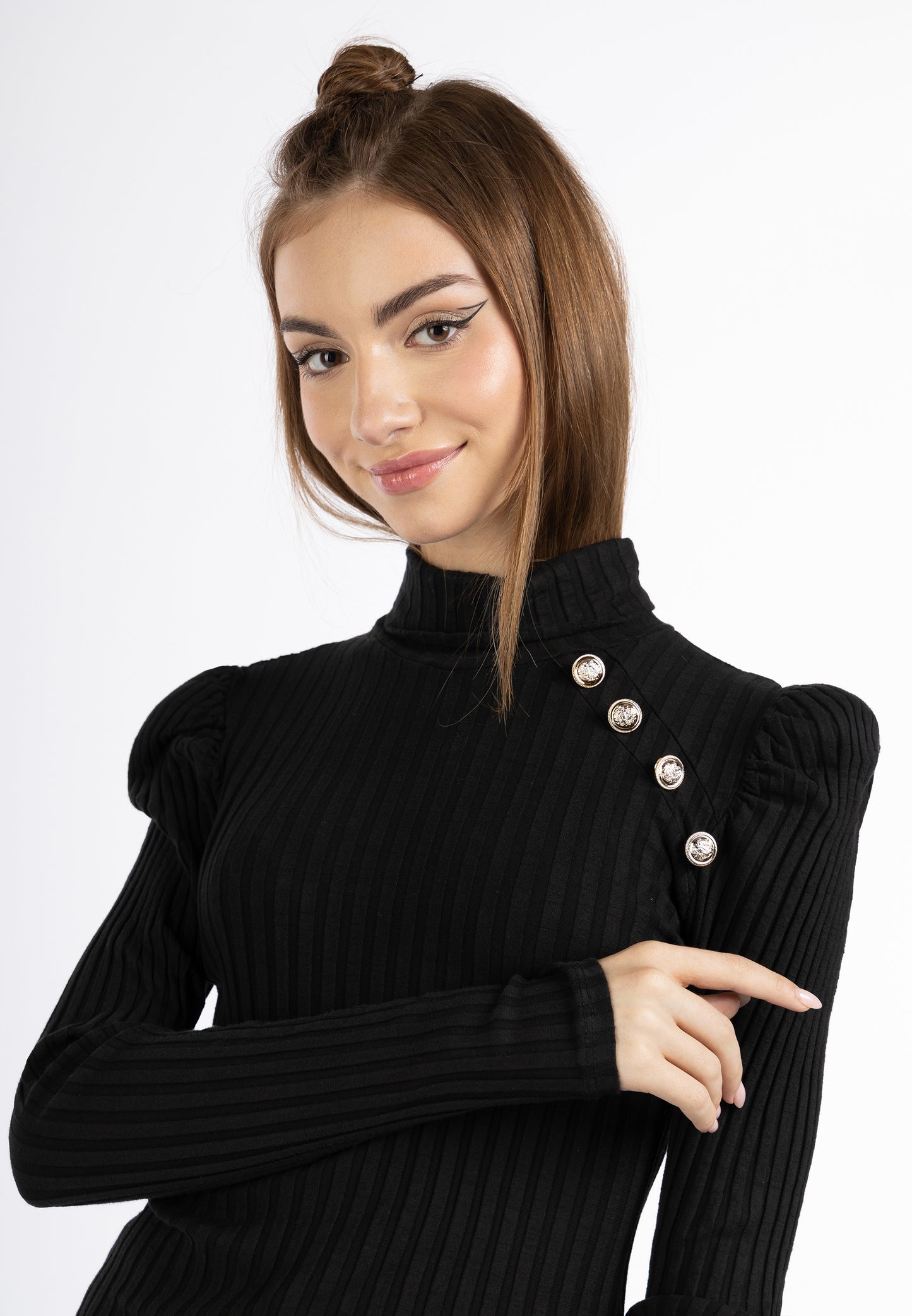 myMo ROCKS women's rib knit sweater