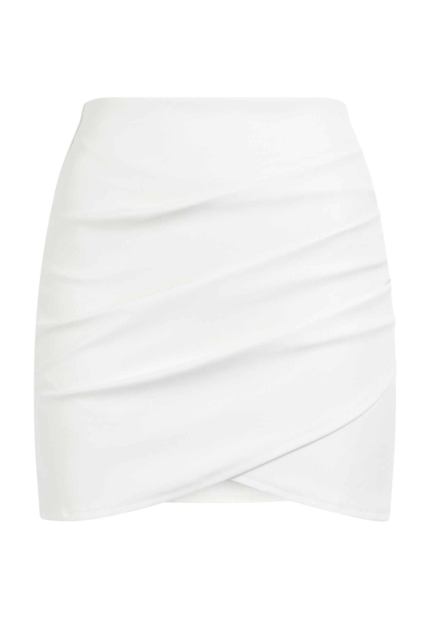 faina women's faux leather skirt