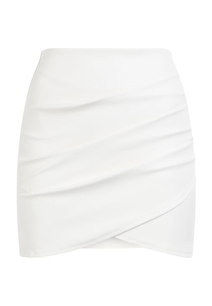 faina women's faux leather skirt
