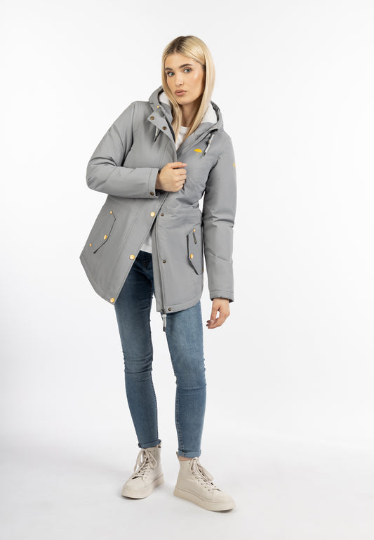 Schmuddelwedda women's winter jacket with magic print