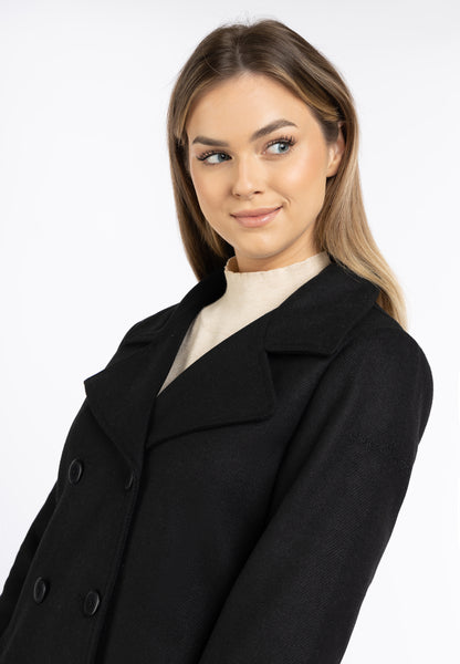 DreiMaster Klassik women's transitional Pea coat made of a wool blend
