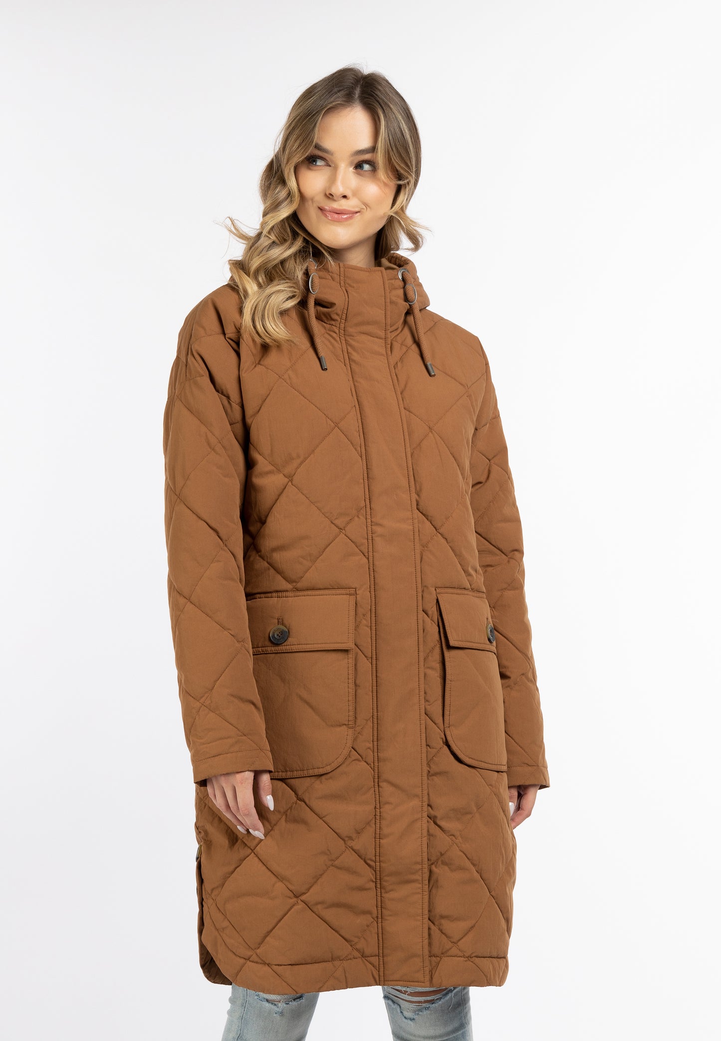 DreiMaster Vintage women's cotton coat with light padding