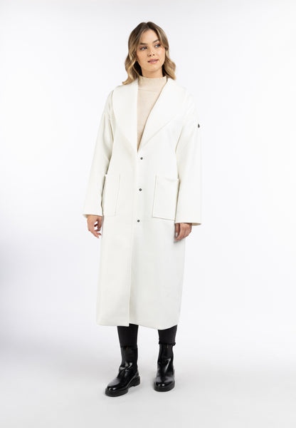 DreiMaster Vintage women's transitional coat made of wool blend