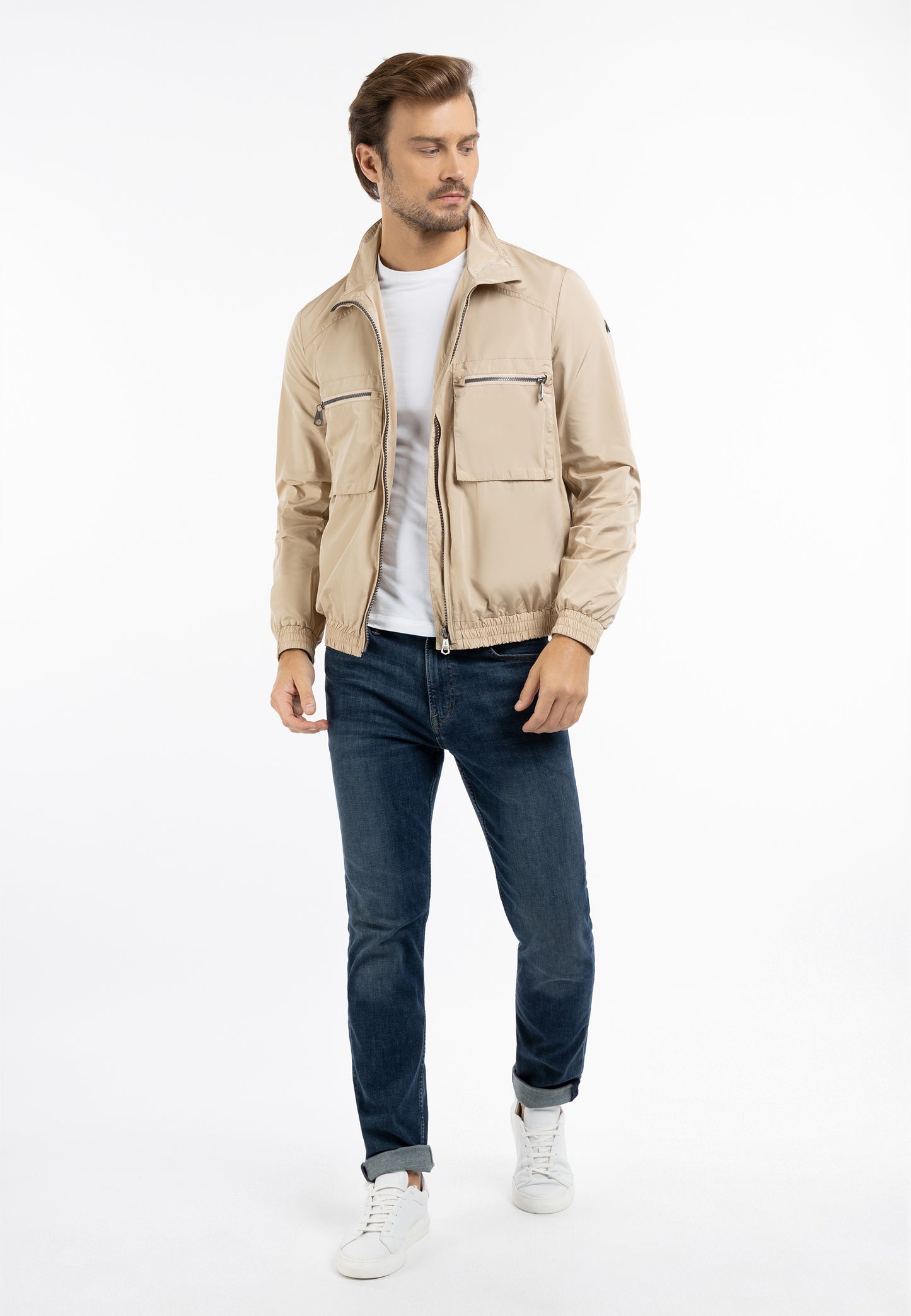 DreiMaster Maritim men's transitional jacket recycled material