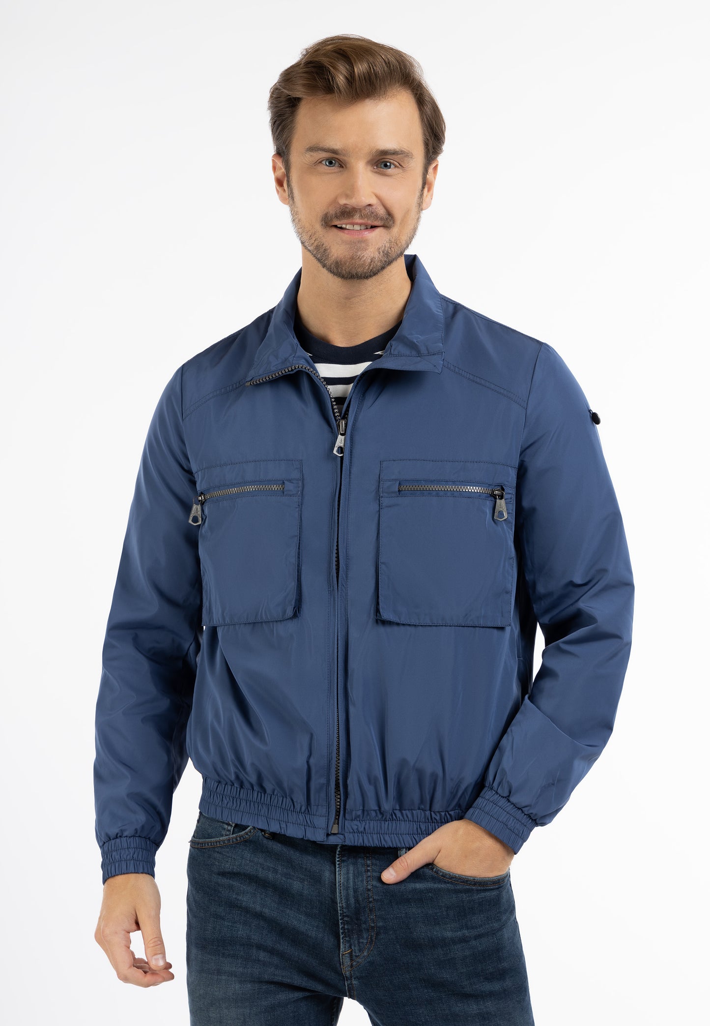 DreiMaster Maritim men's transitional jacket recycled material