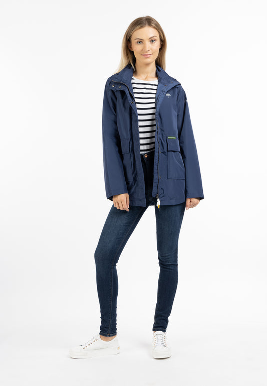 Schmuddelwedda women's rain jacket recycled material