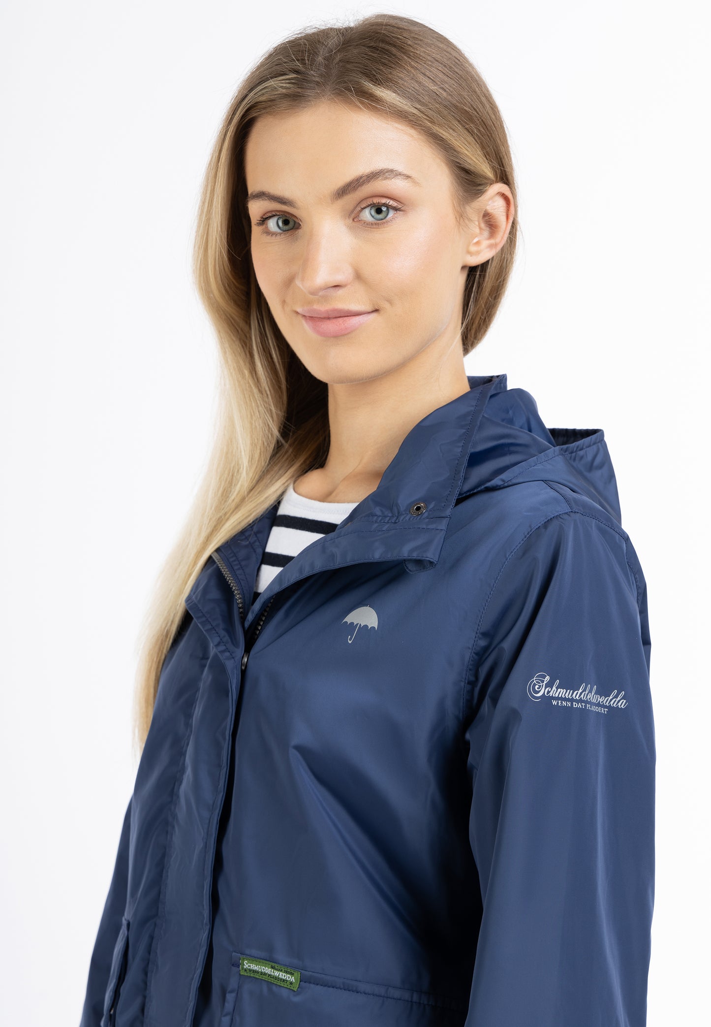 Schmuddelwedda women's rain jacket recycled material
