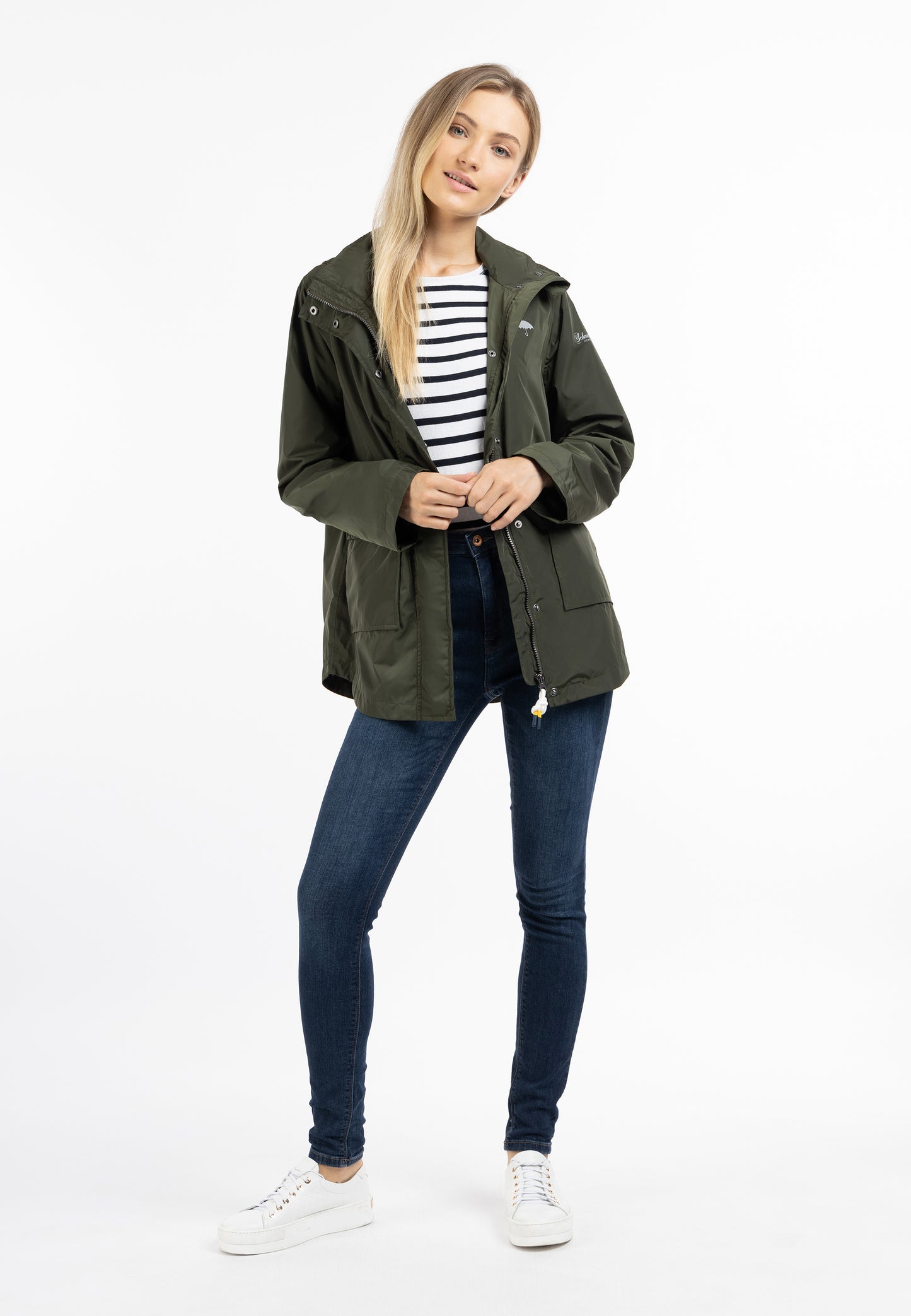 Schmuddelwedda women's rain jacket recycled material