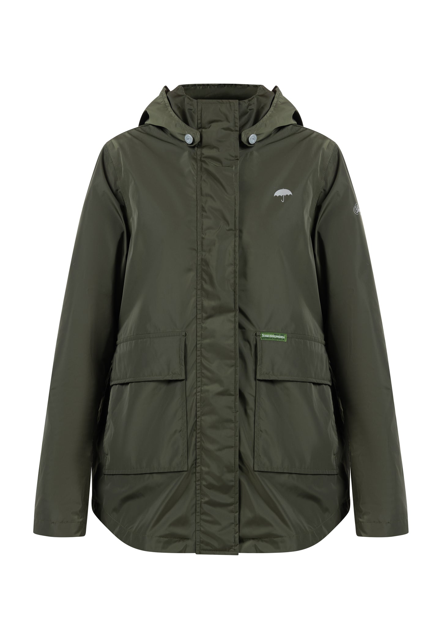 Schmuddelwedda women's rain jacket recycled material