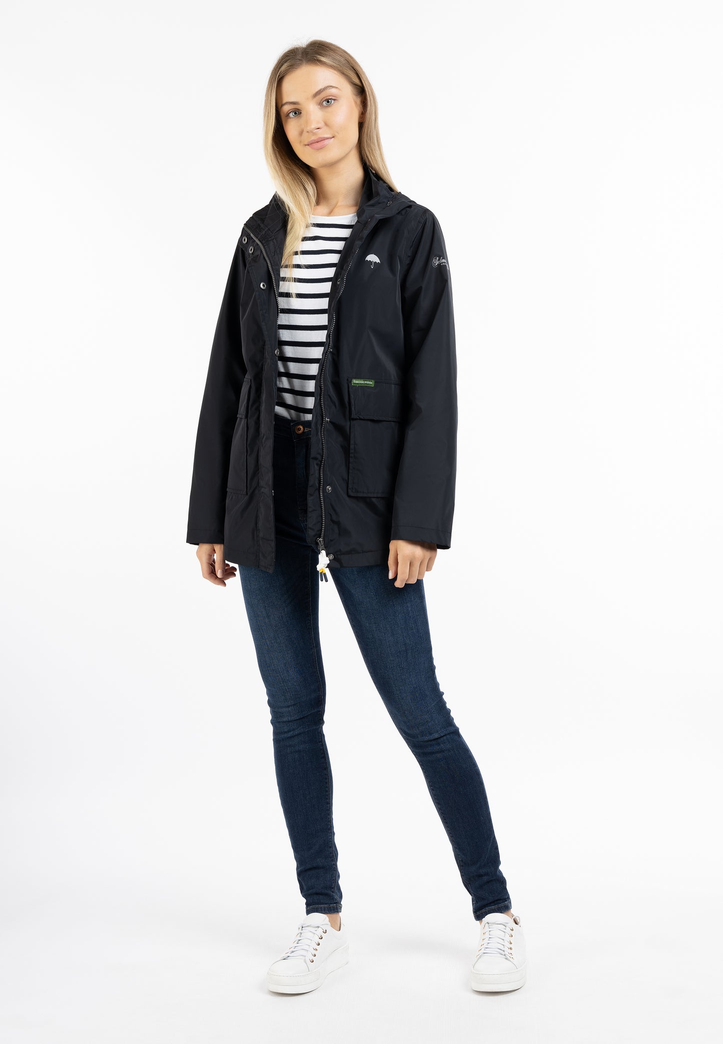 Schmuddelwedda women's rain jacket recycled material