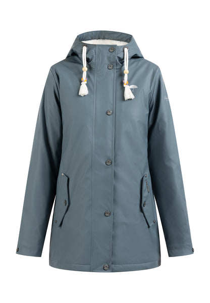 Schmuddelwedda women's rain jacket with faux fur lining