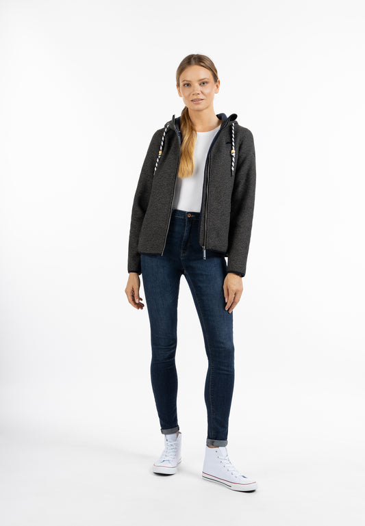 Schmuddelwedda women's knitted fleece jacket