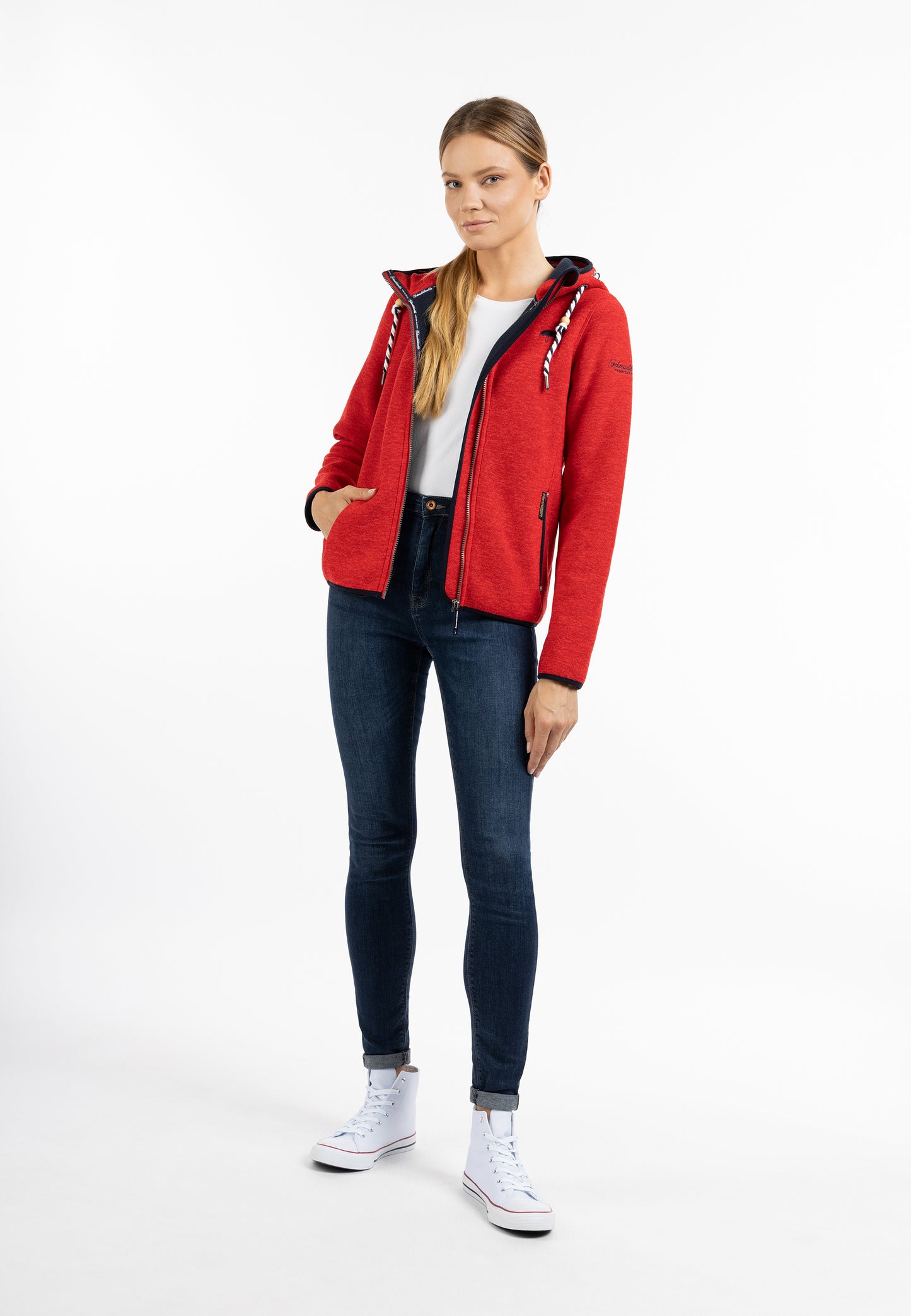 Schmuddelwedda women's knitted fleece jacket