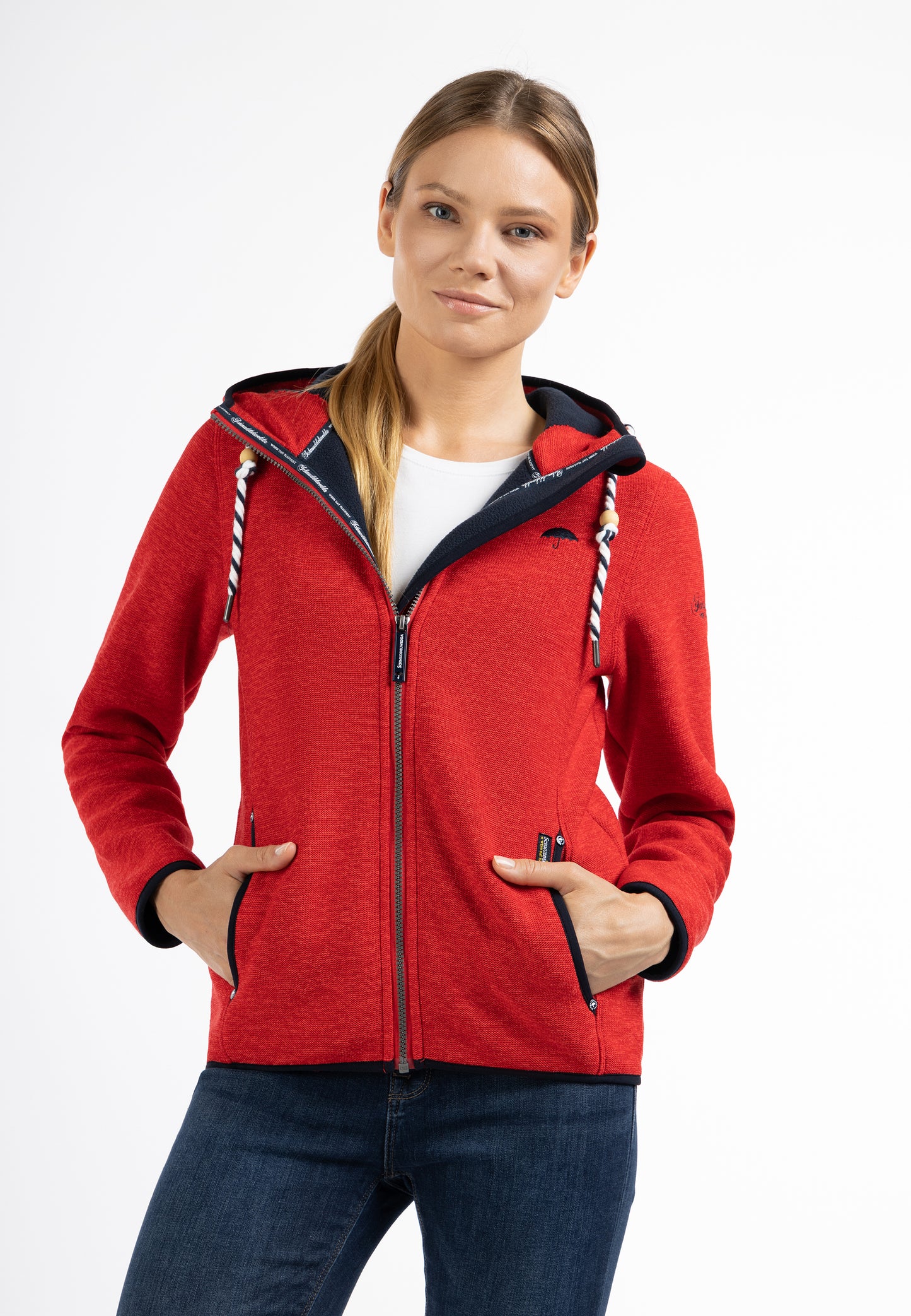 Schmuddelwedda women's knitted fleece jacket