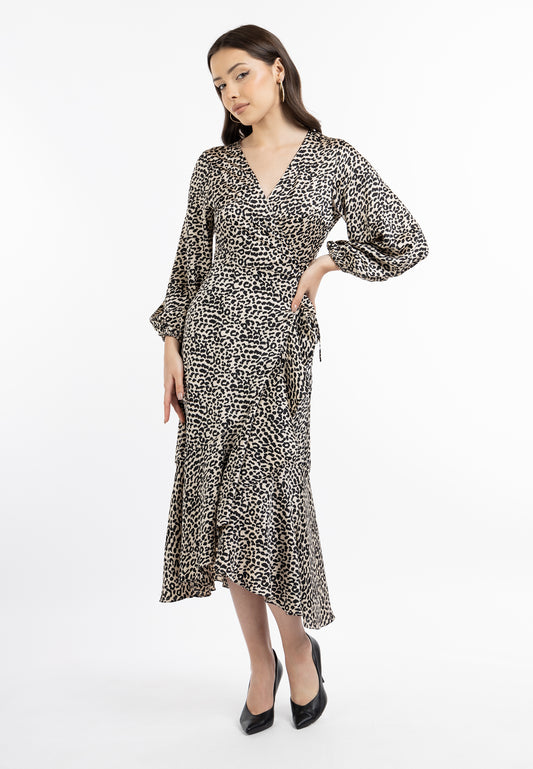 faina women's wrap dress