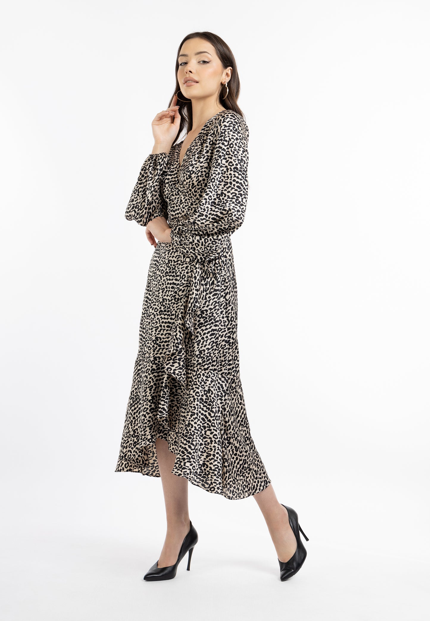 faina women's wrap dress