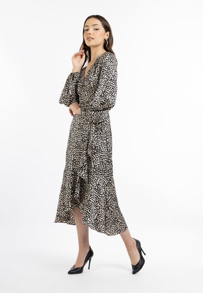 faina women's wrap dress