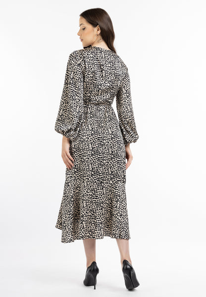 faina women's wrap dress