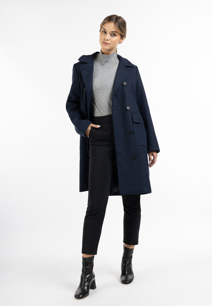 DreiMaster Klassik women's transitional coat made of wool blend