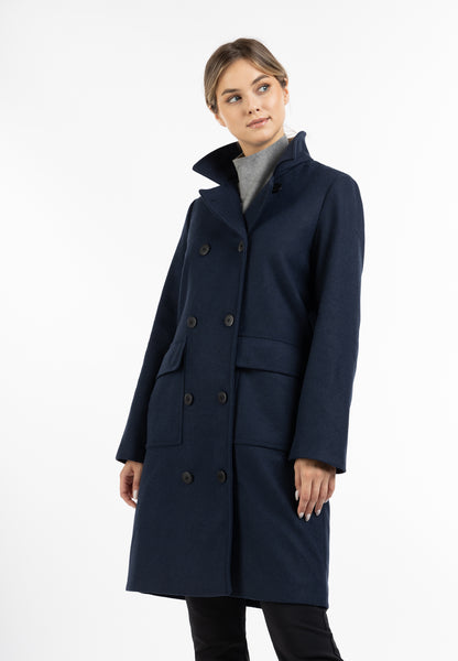 DreiMaster Klassik women's transitional coat made of wool blend