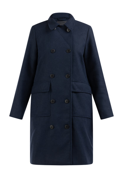 DreiMaster Klassik women's transitional coat made of wool blend