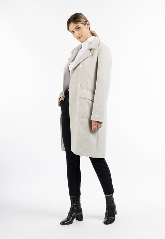 DreiMaster Klassik women's herringbone transition coat