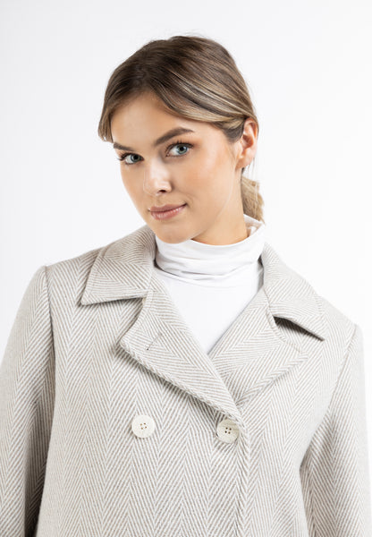 DreiMaster Klassik women's herringbone transition coat