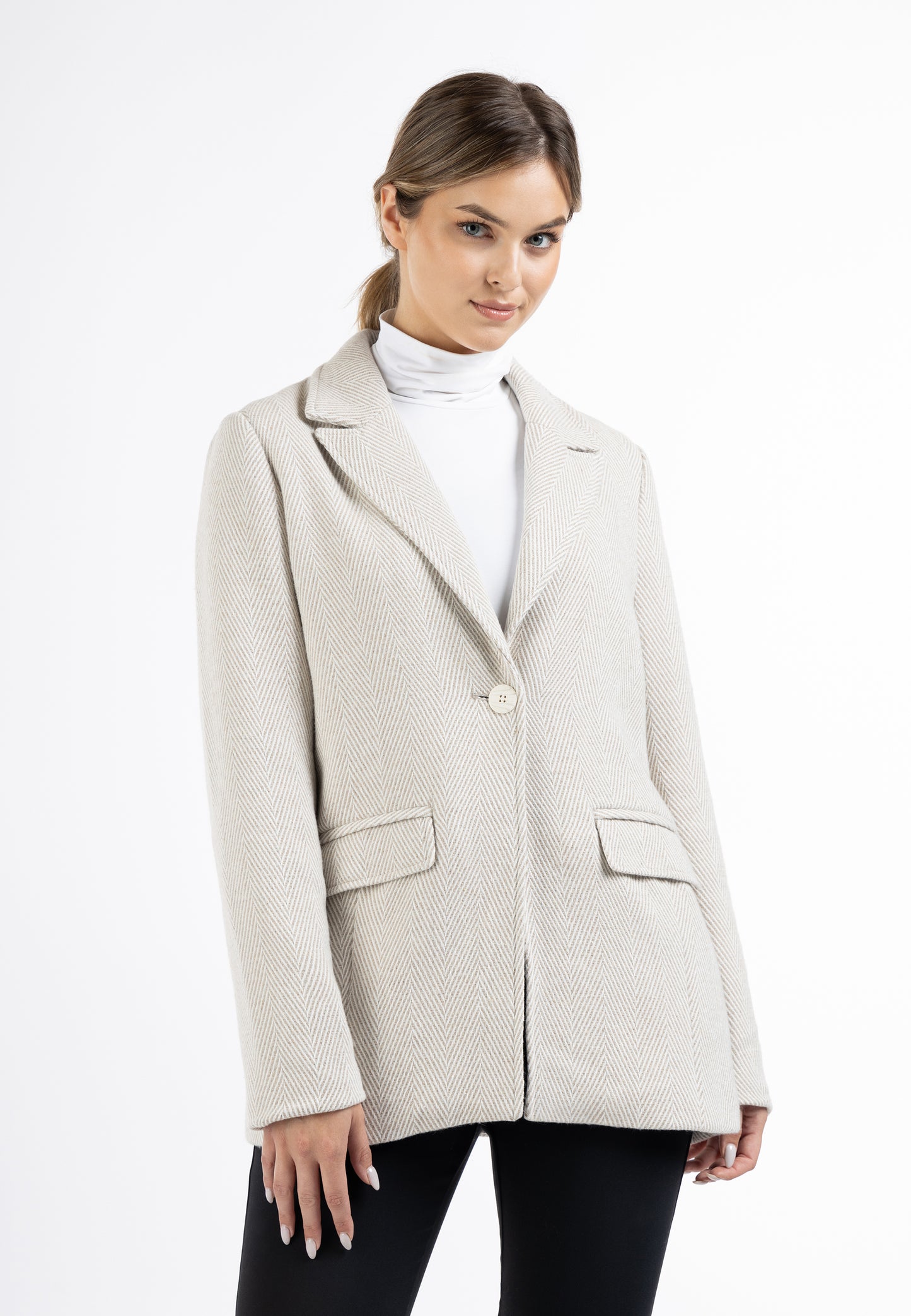 DreiMaster Klassik women's herringbone blazer