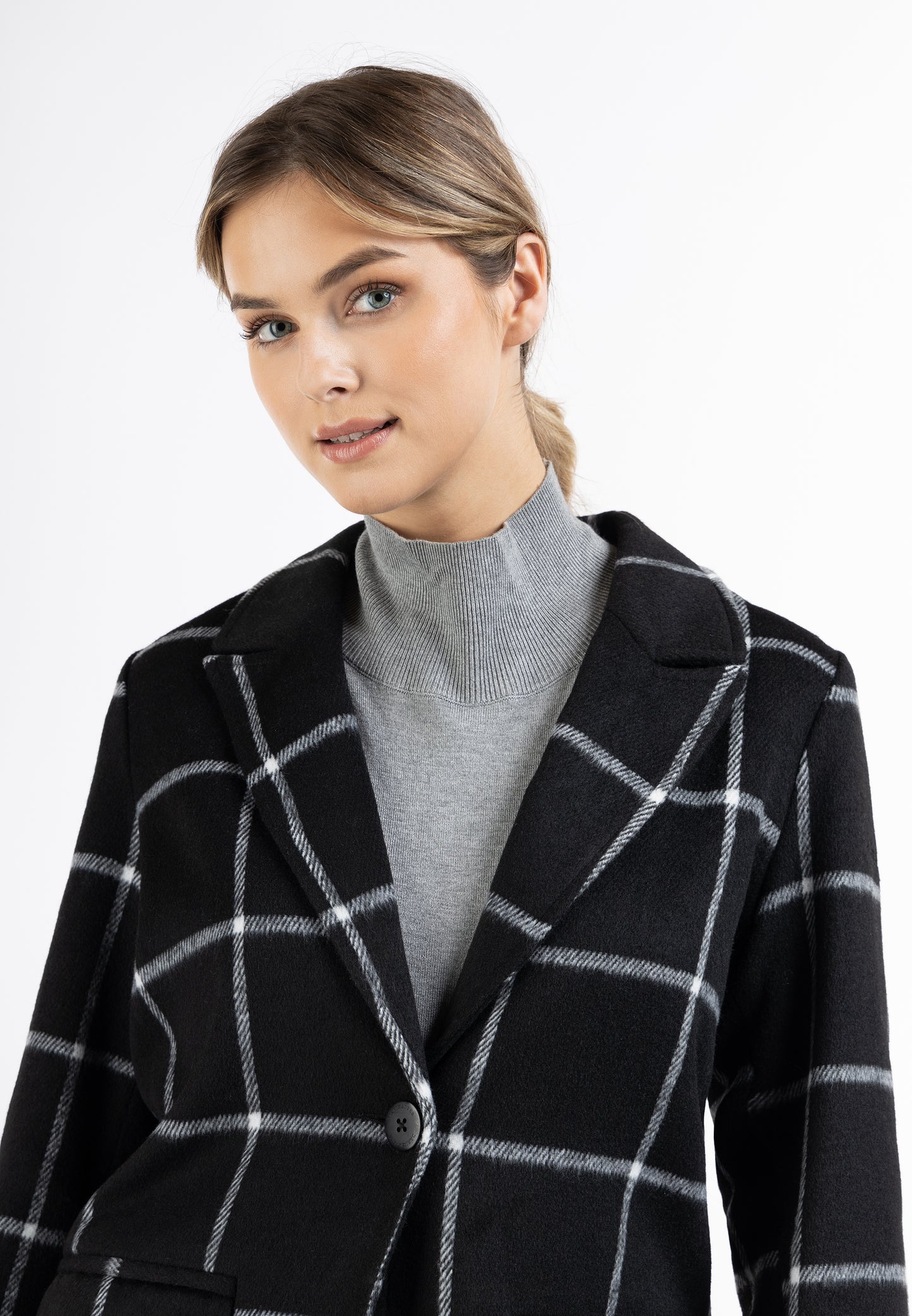 DreiMaster Klassik women's long wool blend blazer