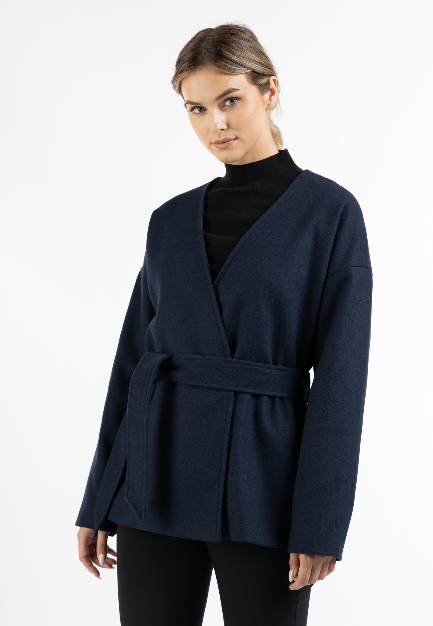 DreiMaster Klassik women's transitional jacket made from a wool blend