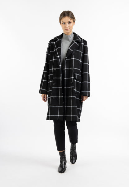 DreiMaster Klassik women's transitional coat made of wool blend