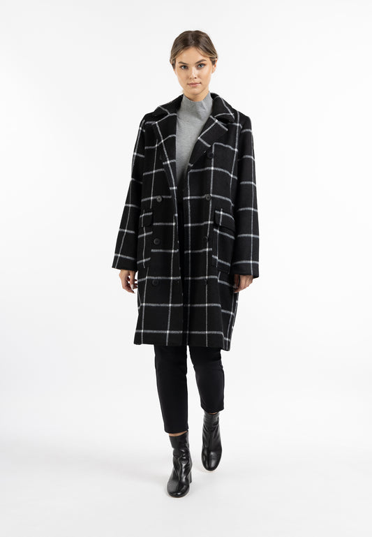 DreiMaster Klassik women's transitional coat made of wool blend