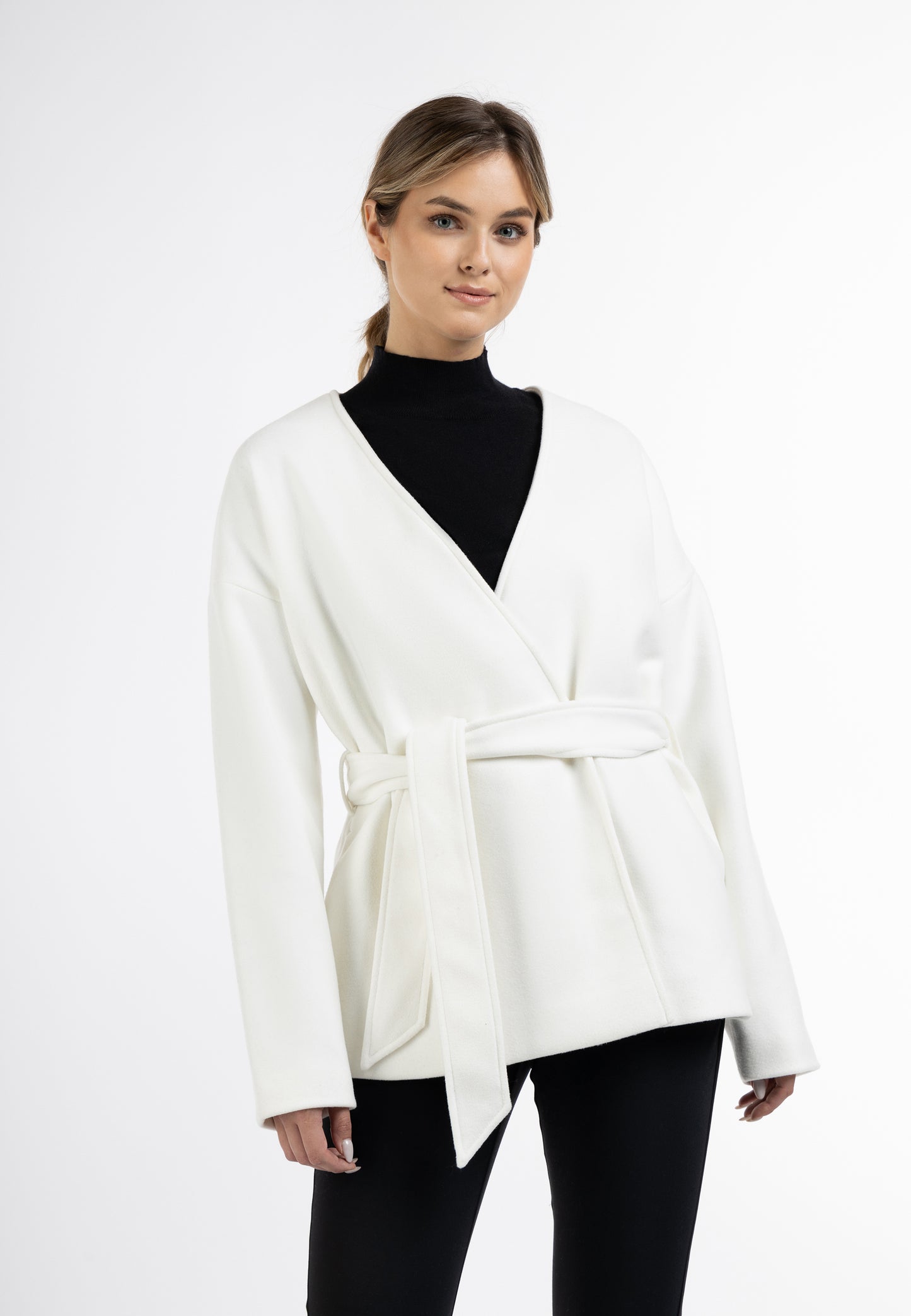 DreiMaster Klassik women's transitional jacket made from a wool blend