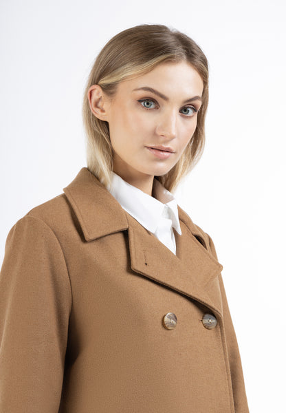 DreiMaster Klassik women's transitional coat made of wool blend