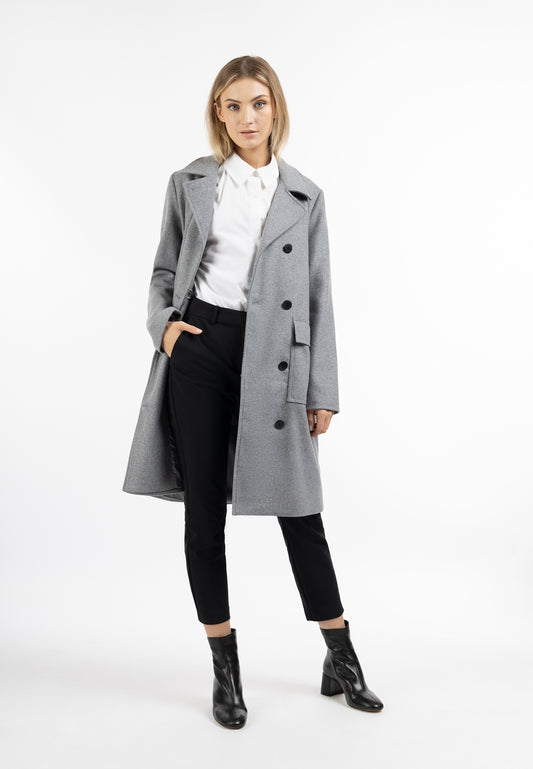 DreiMaster Klassik women's transitional coat made of wool blend