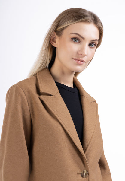 DreiMaster Klassik women's long wool blend blazer