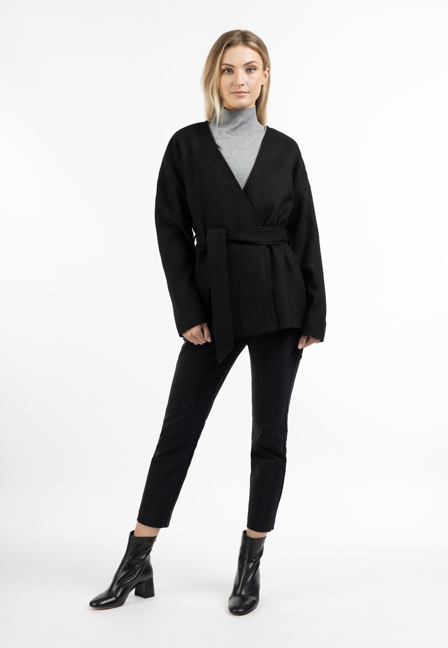 DreiMaster Klassik women's transitional jacket made from a wool blend
